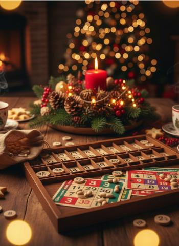 Cena sociale e giochi natalizi