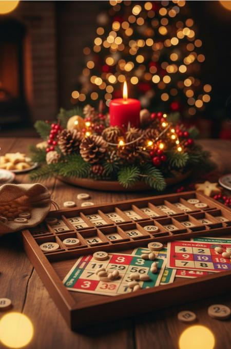Cena sociale e giochi natalizi